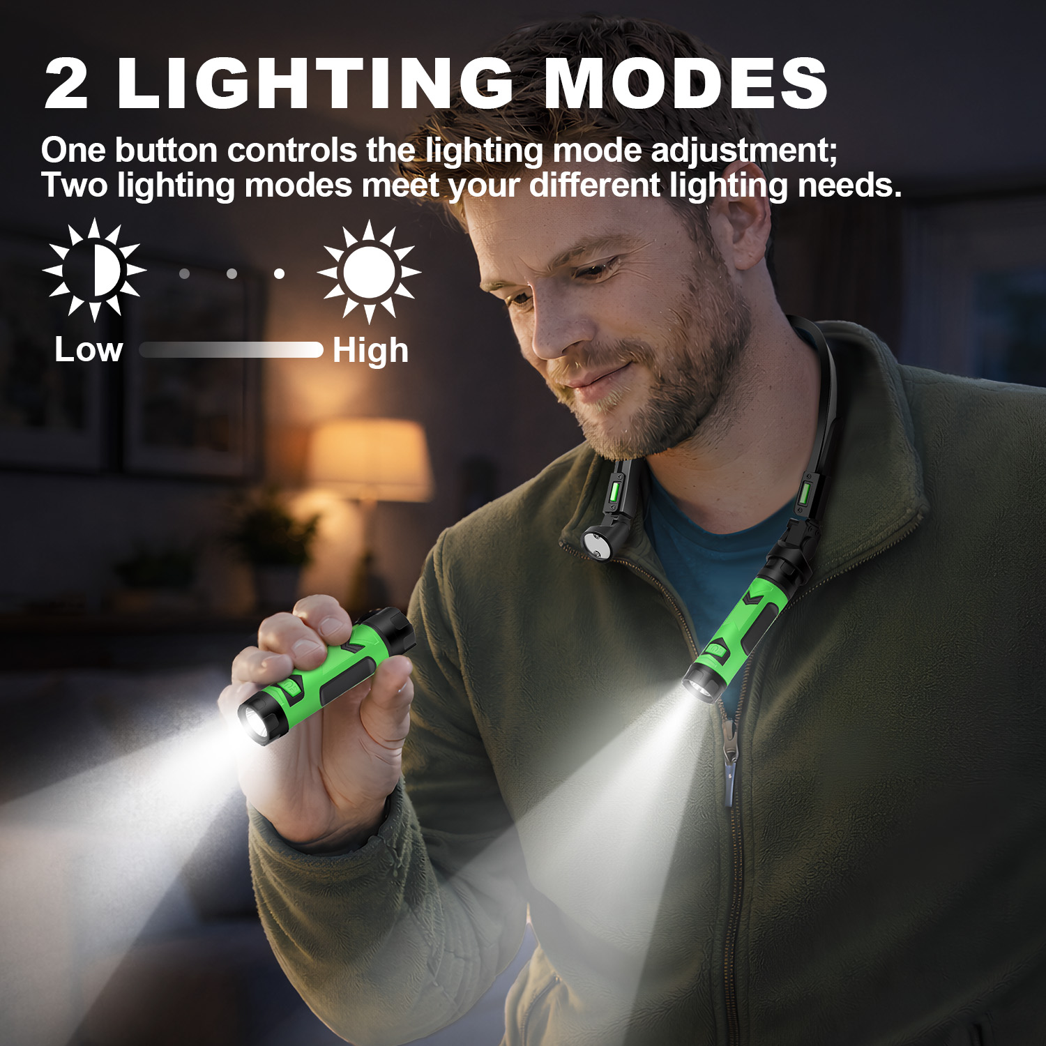 USB Rechargeable LED Neck Ligh - Outdoor Camping Grill recensie en prijs
