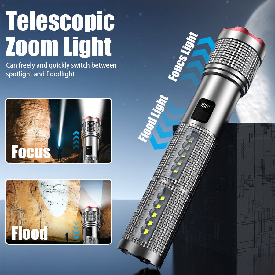 5000 MAH Powerful LED Flashlig - Outdoor Camping Adventure Lamp recensie en prijs