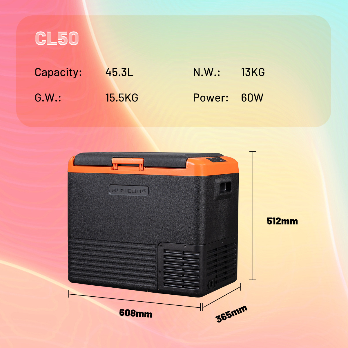 Alpicool CL50 12V Dual Use Coo - Outdoor Camping Zone recensie en prijs