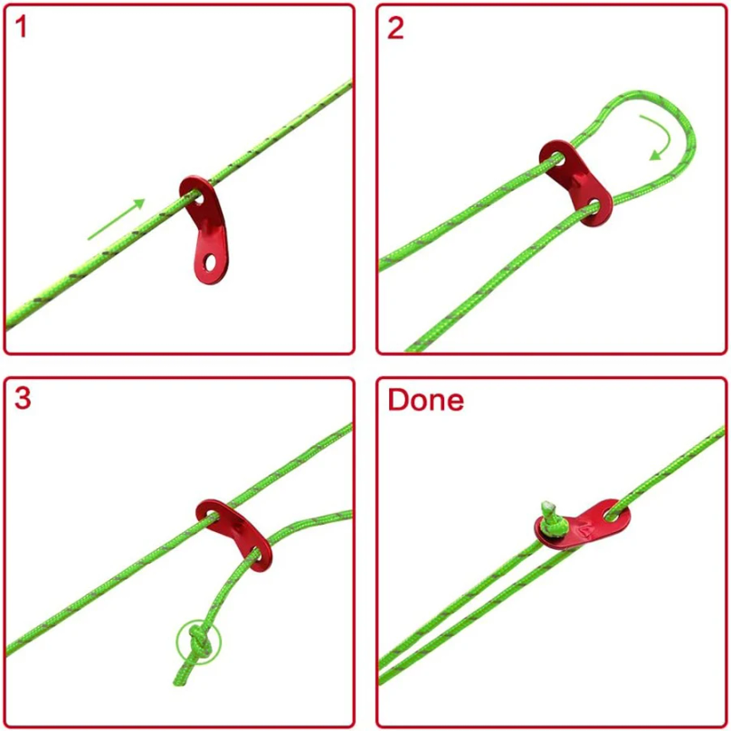 Camping Guylines Ropes for Ten - Outdoor Camping Guy recensie en prijs
