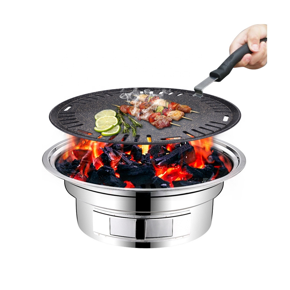 Aluminum Round Bbq Plate Non S - Outdoor Camping Korea recensie en prijs