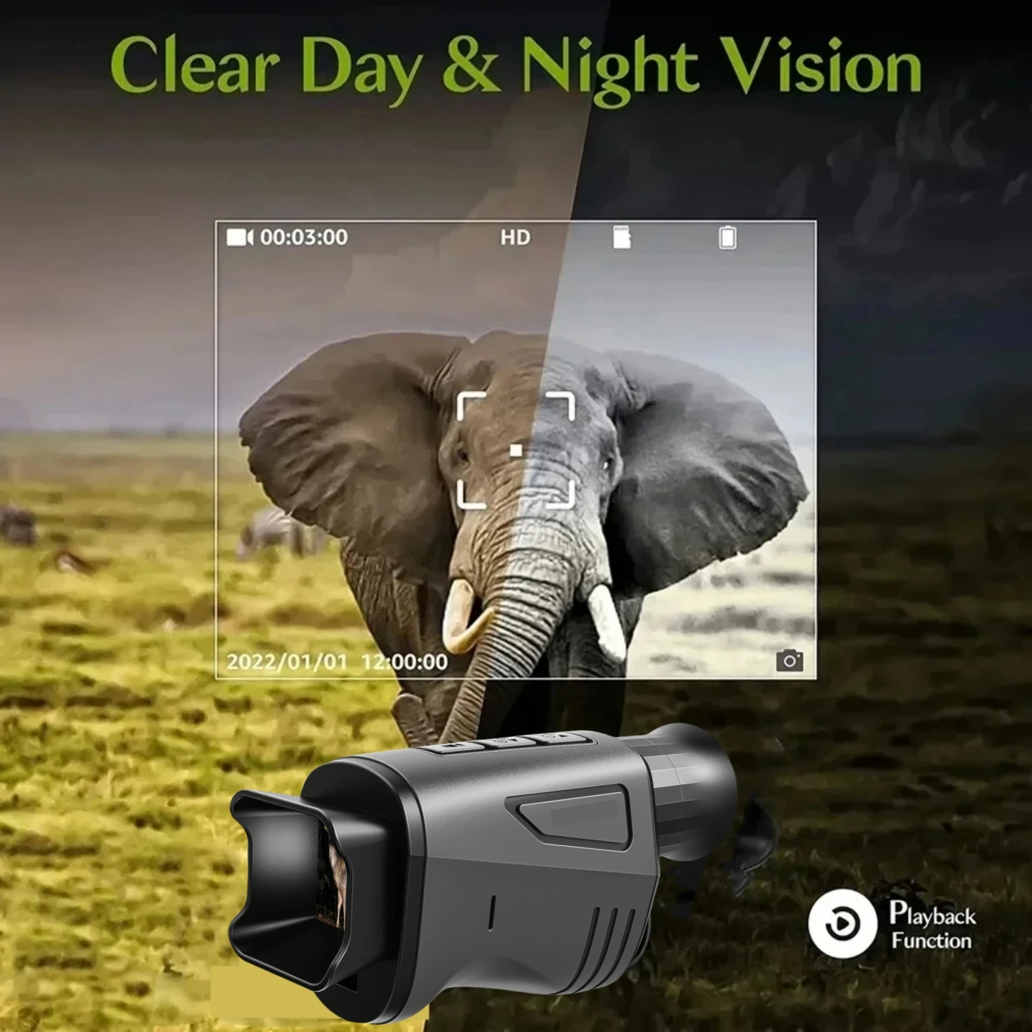 Portable Single-Tube Night Vis - Outdoor Camping Videos recensie en prijs