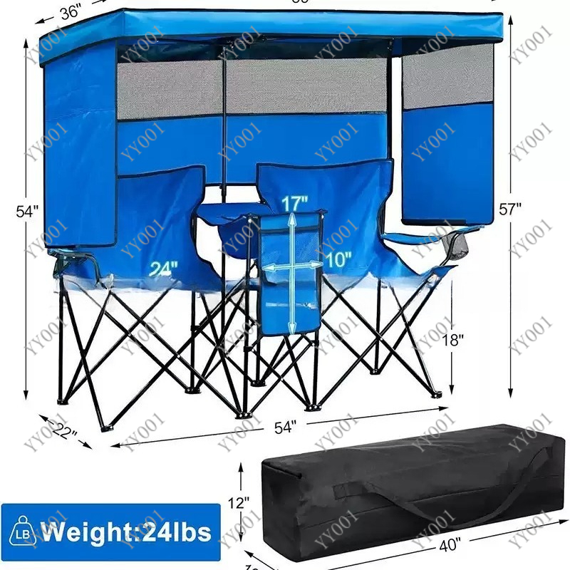 Portable Double Folding Campin - Outdoor Camping Chairs Folding recensie en prijs