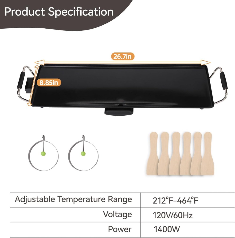 30-Inch Electric Griddle & Tep - Outdoor Camping Griddle recensie en prijs