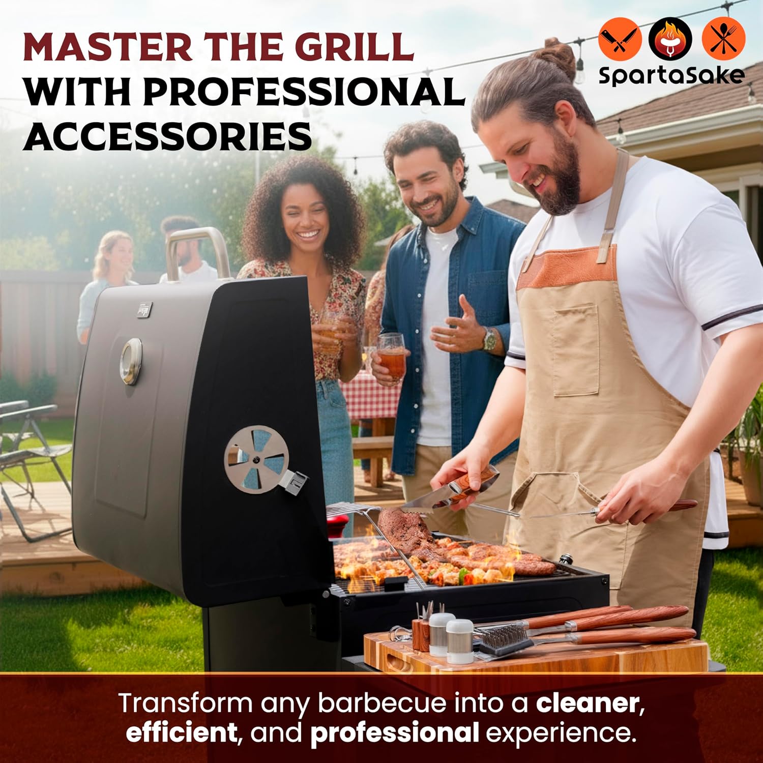 24PCS BBQ Grill Set, Stainless - Outdoor Camping Griddle recensie en prijs
