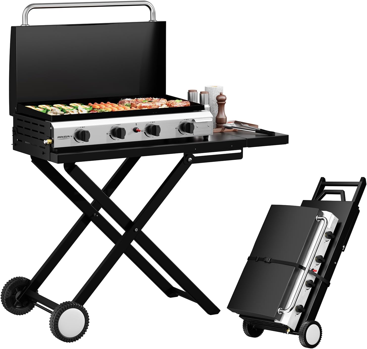 Portable Rolling Flat Top Gas  - Outdoor Camping Griddle recensie en prijs