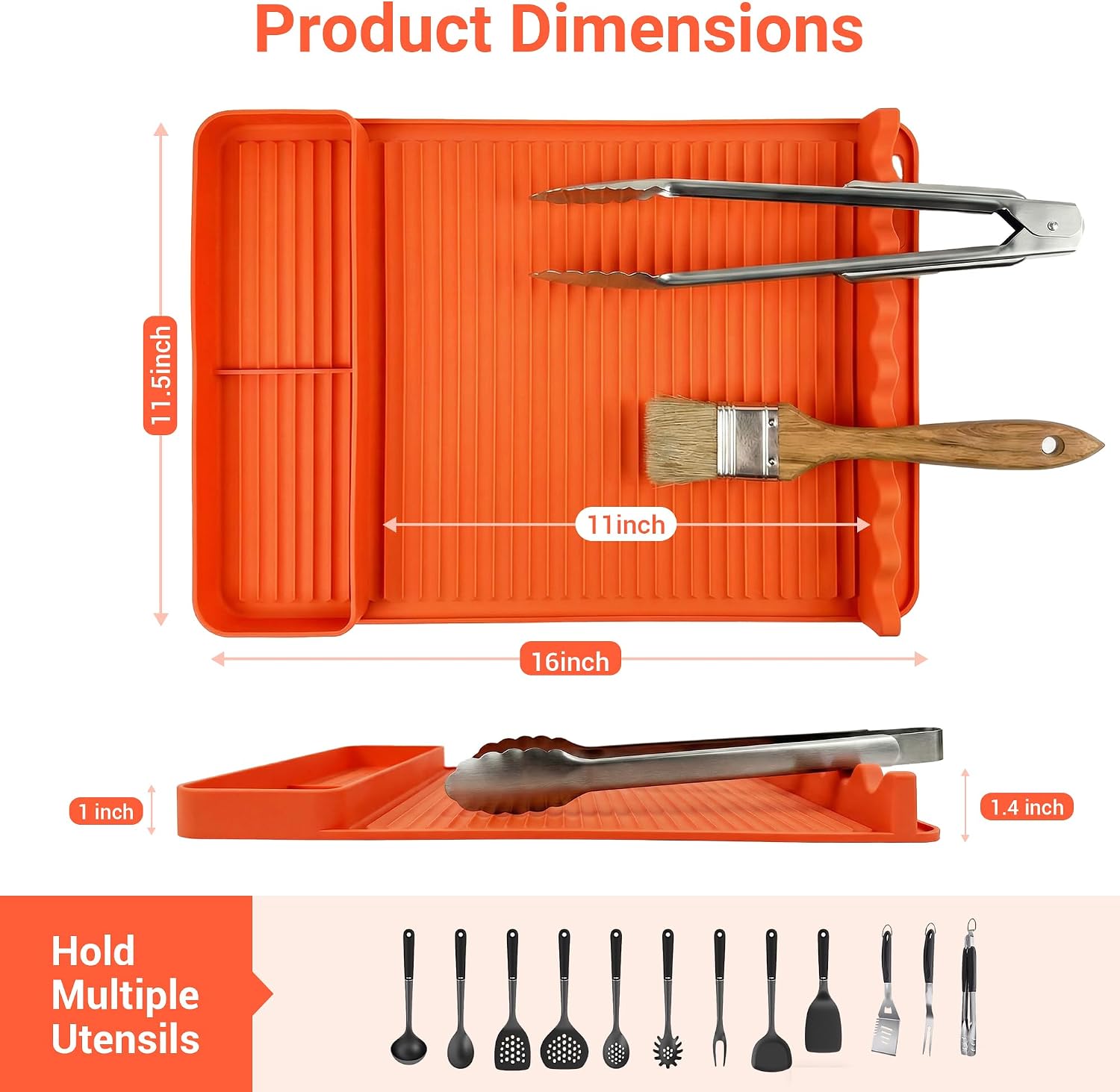 2-Pack Silicone Grill Mat 16x1 - Outdoor Camping Grill recensie en prijs