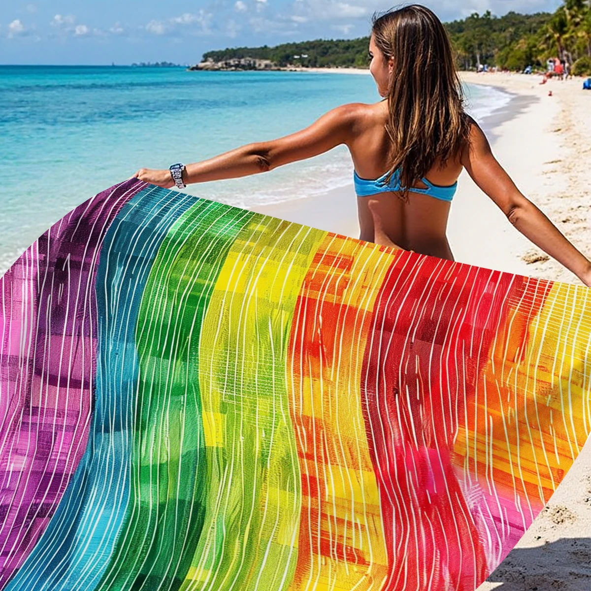 200x240cm Rainbow Beach Mat Sa - Outdoor Camping Mats Large recensie en prijs