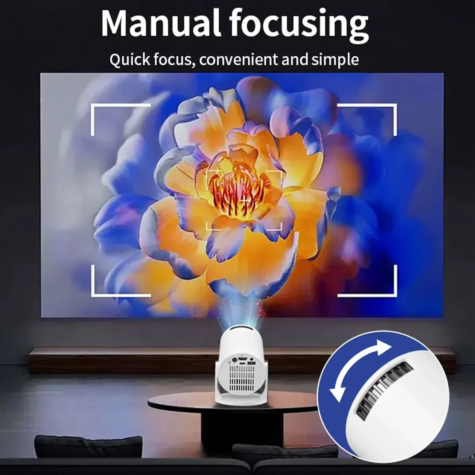 New HY300 Portable 4K Projecto - Outdoor Camping Videos recensie en prijs