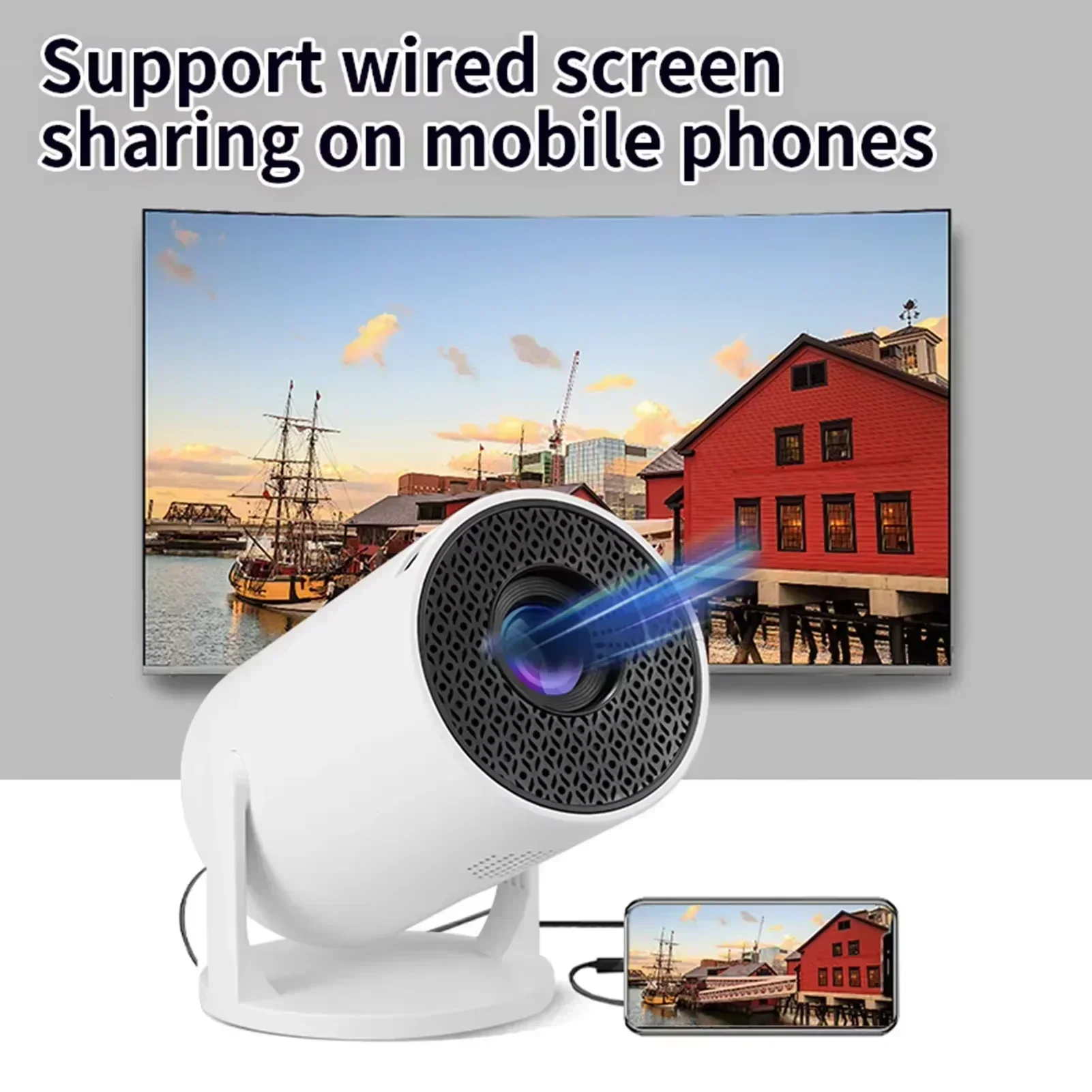 New HY300 Portable 4K Projecto - Outdoor Camping Videos recensie en prijs
