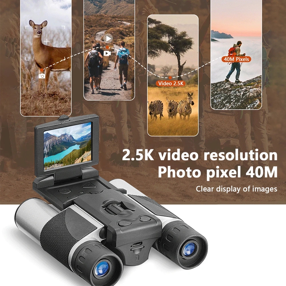 8X Digital Zoom Camera Binocul - Outdoor Camping Videos recensie en prijs