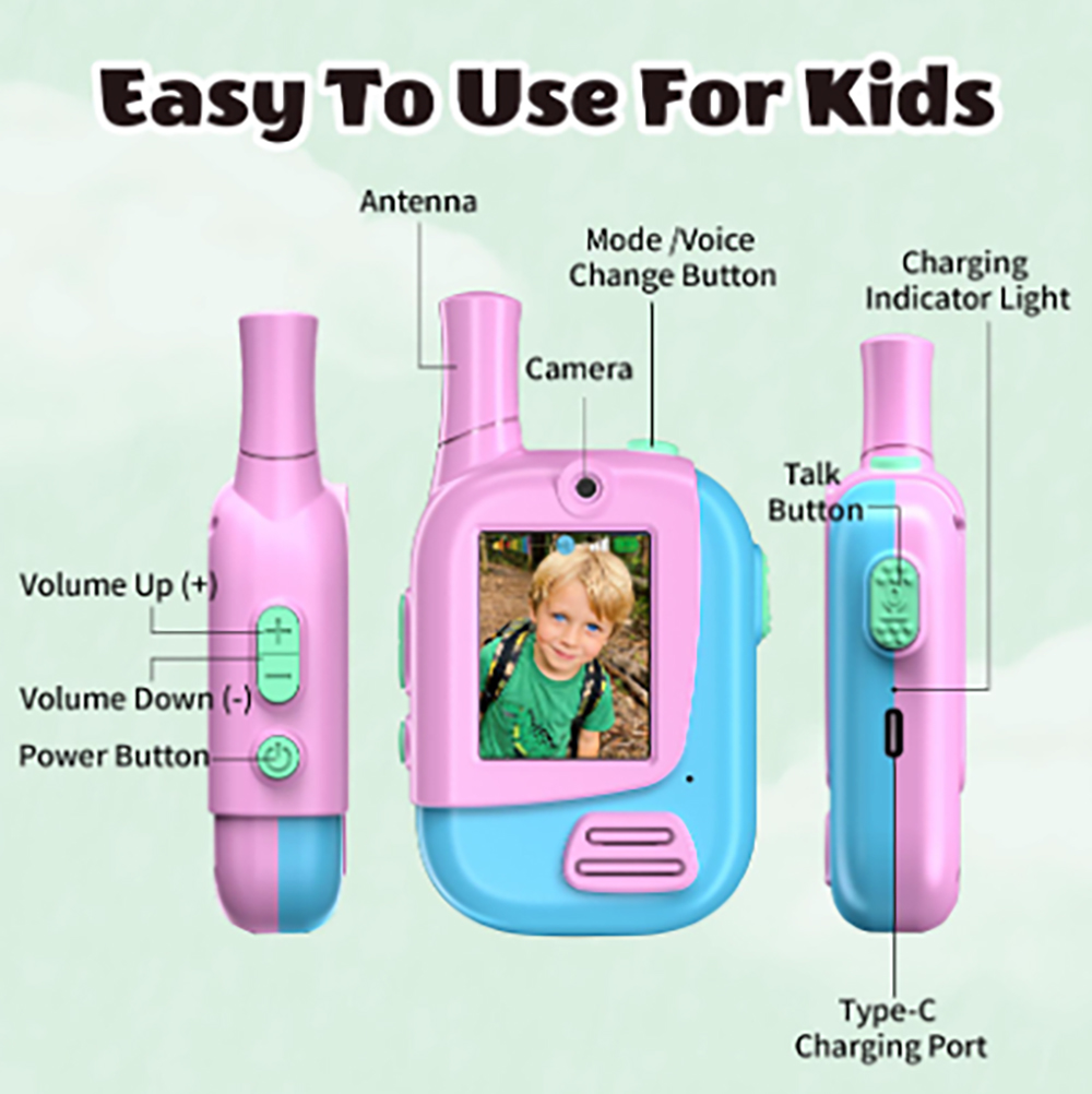 2 Pack Rechargeable Kids Video - Outdoor Camping Videos recensie en prijs