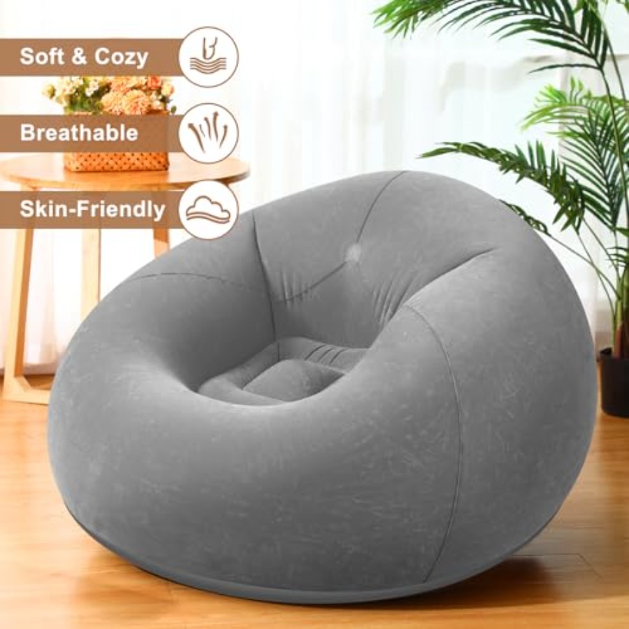 9 Pcs Inflatable Bean Bag Chai - Outdoor Camping Chairs Folding recensie en prijs