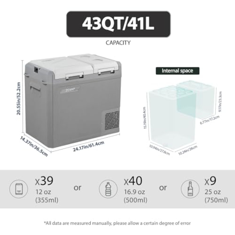 Portable Freezer for Camping,  - Outdoor Camping Zone recensie en prijs