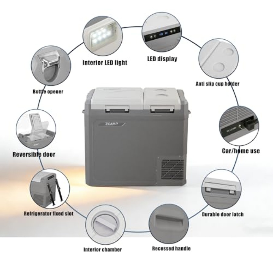 Portable Freezer for Camping,  - Outdoor Camping Zone recensie en prijs