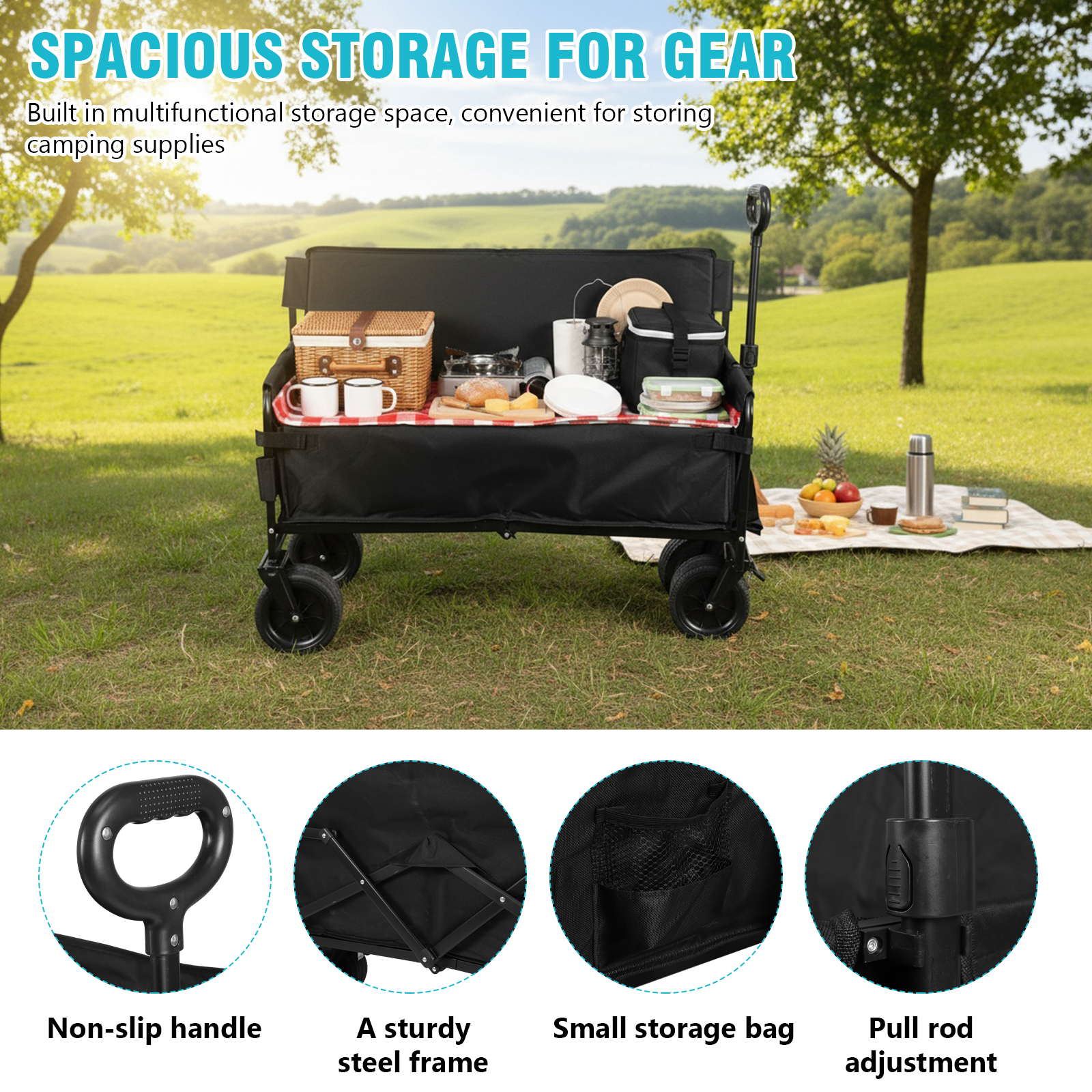 Large Capacity Collapsible Wag - Outdoor Camping Store recensie en prijs