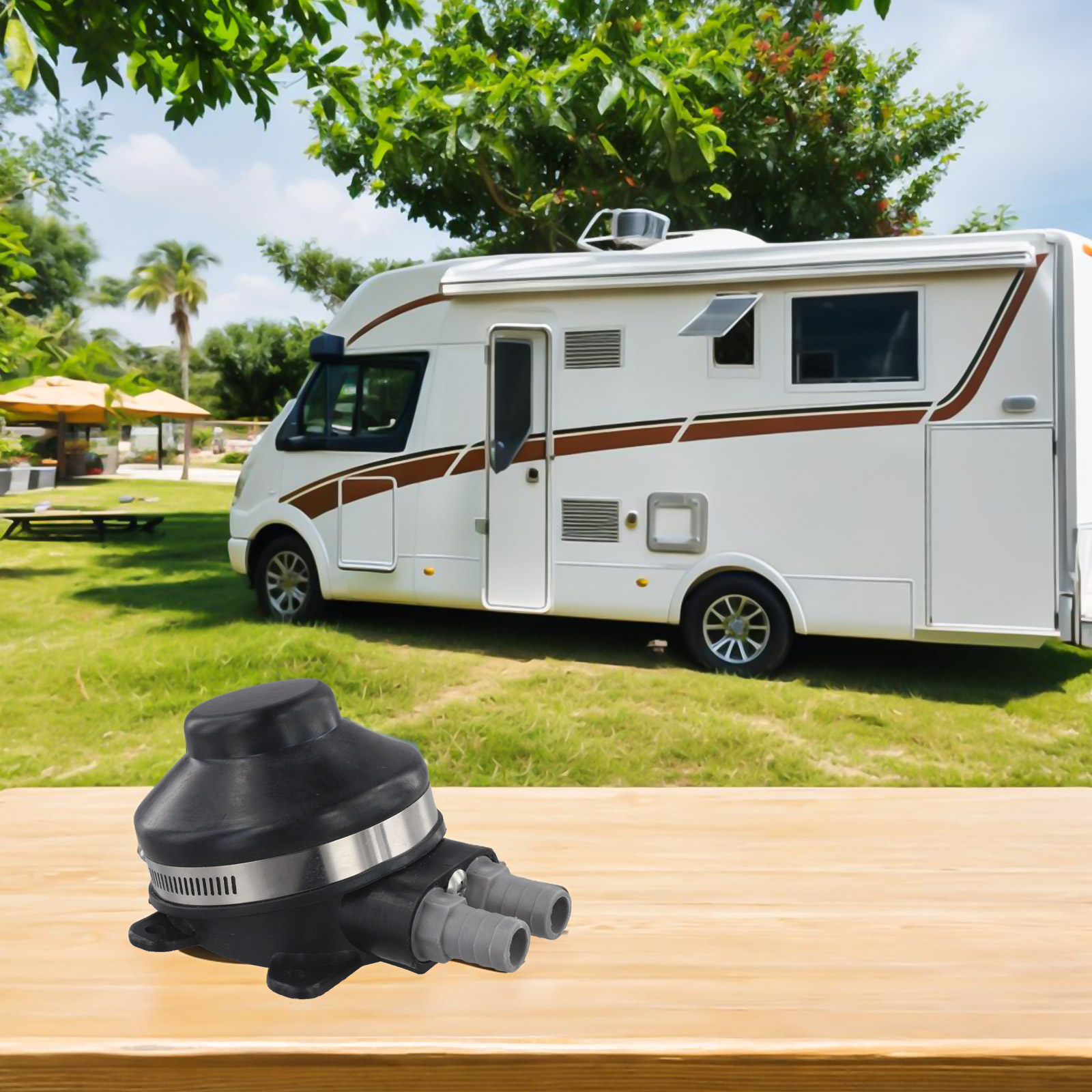 Black Foot Operated Water Pump - Outdoor Camping Toilet Tent recensie en prijs