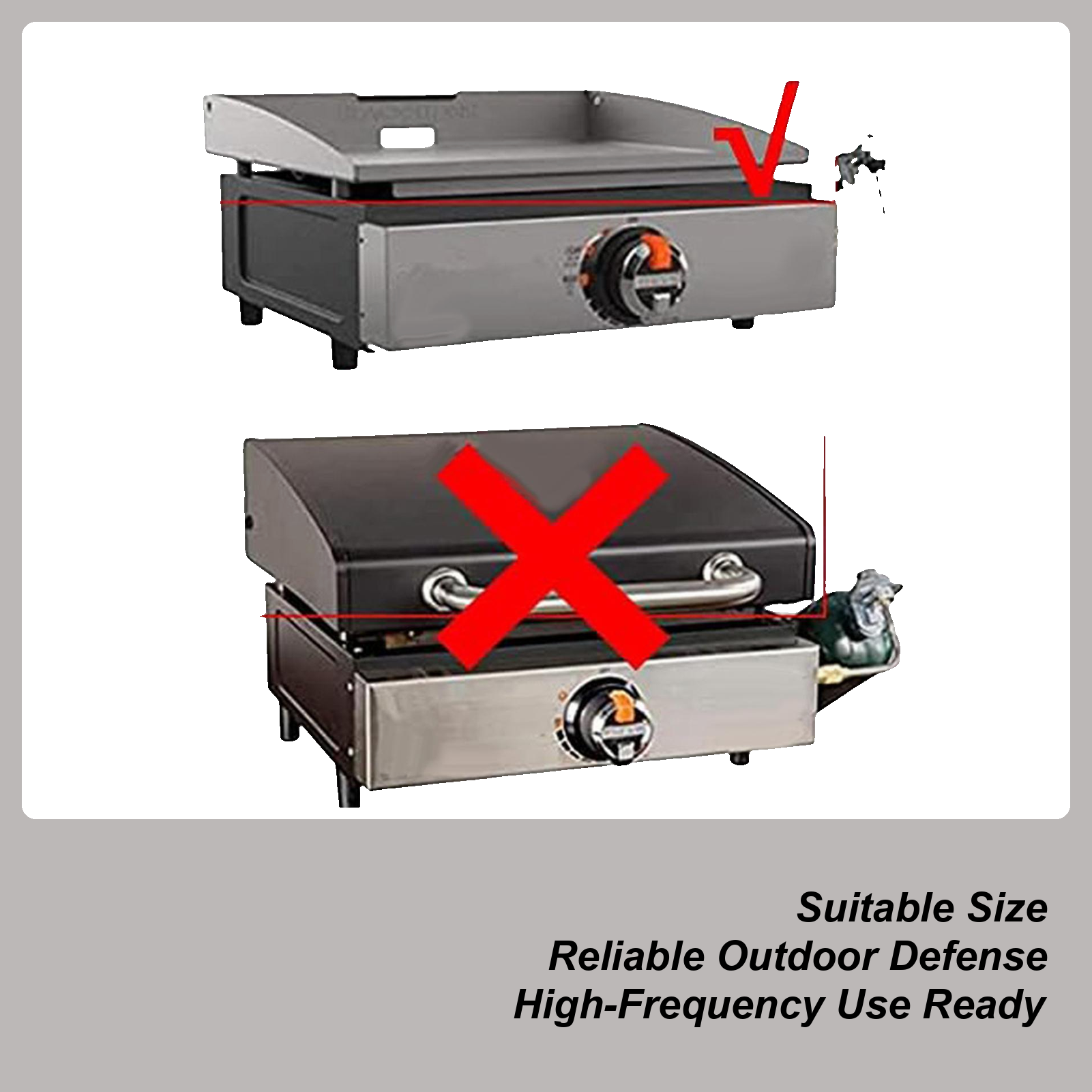 Grilling Cover Heavy Duty Wate - Outdoor Camping Griddle recensie en prijs
